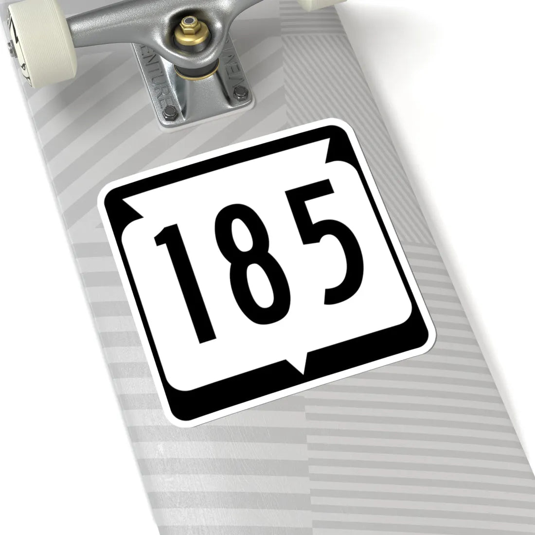 WIS 185 (Wisconsin) (Road Sign) STICKER Vinyl Kiss-Cut Decal - The Sticker Space