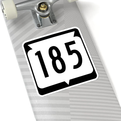 WIS 185 (Wisconsin) (Road Sign) STICKER Vinyl Kiss-Cut Decal - The Sticker Space