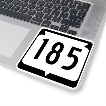 WIS 185 (Wisconsin) (Road Sign) STICKER Vinyl Kiss-Cut Decal - The Sticker Space