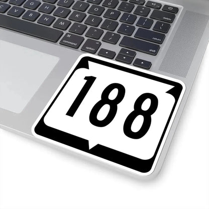 WIS 188 (Wisconsin) (Road Sign) STICKER Vinyl Kiss-Cut Decal - The Sticker Space