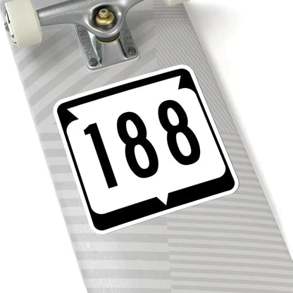 WIS 188 (Wisconsin) (Road Sign) STICKER Vinyl Kiss-Cut Decal - The Sticker Space