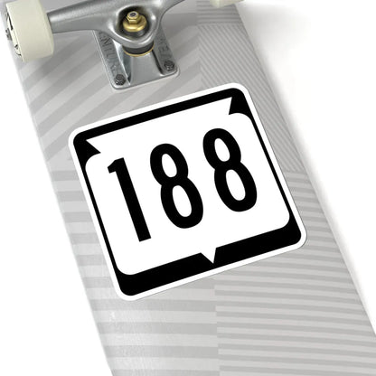 WIS 188 (Wisconsin) (Road Sign) STICKER Vinyl Kiss-Cut Decal - The Sticker Space