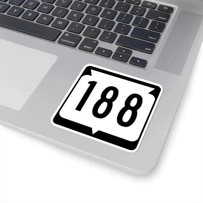 WIS 188 (Wisconsin) (Road Sign) STICKER Vinyl Kiss-Cut Decal - The Sticker Space