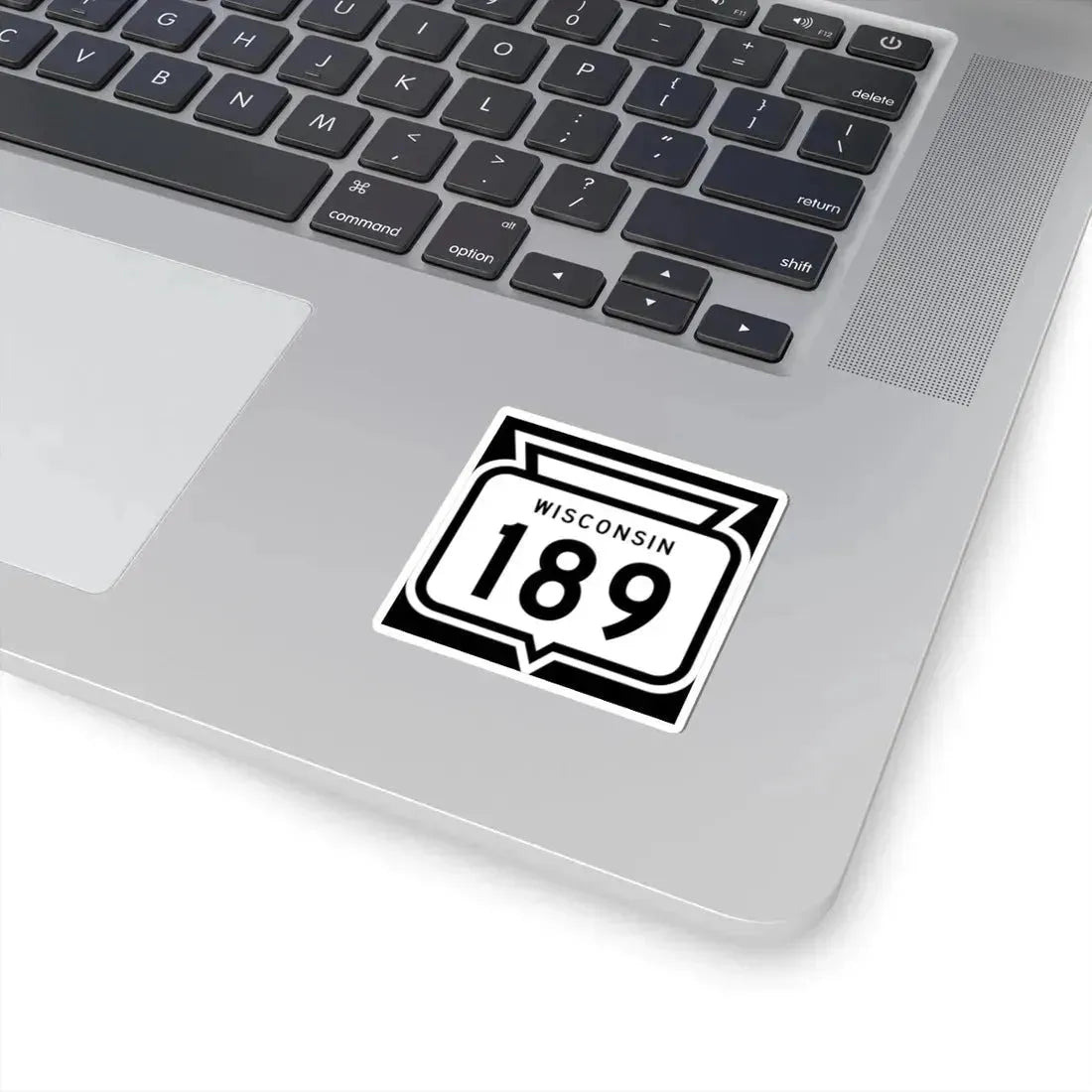 WIS 189 1958 (Wisconsin) (Road Sign) STICKER Vinyl Kiss-Cut Decal - The Sticker Space