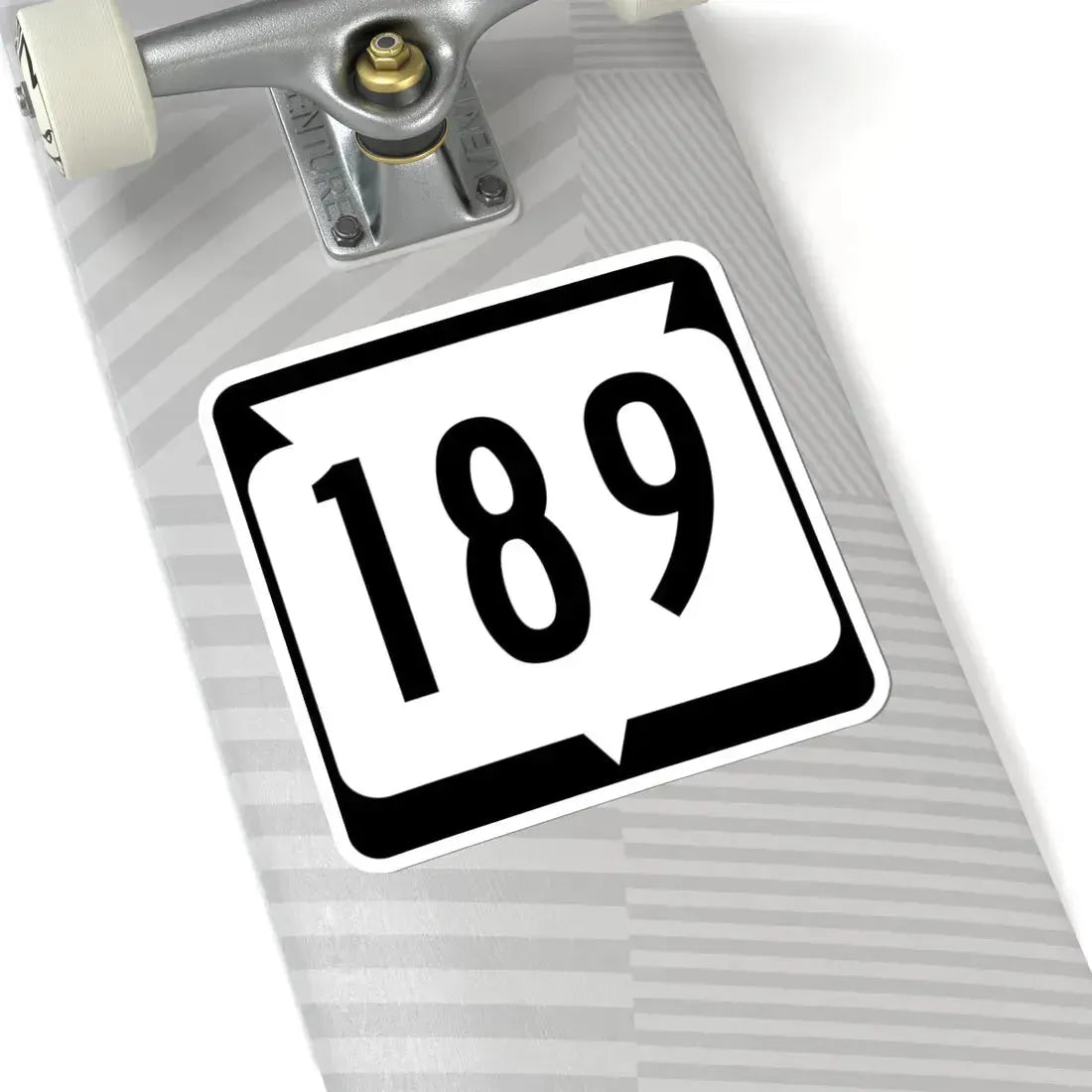 WIS 189 (Wisconsin) (Road Sign) STICKER Vinyl Kiss-Cut Decal - The Sticker Space