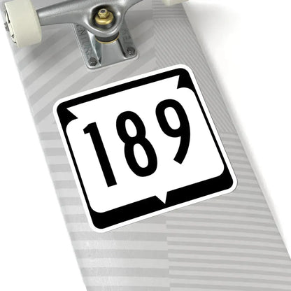 WIS 189 (Wisconsin) (Road Sign) STICKER Vinyl Kiss-Cut Decal - The Sticker Space