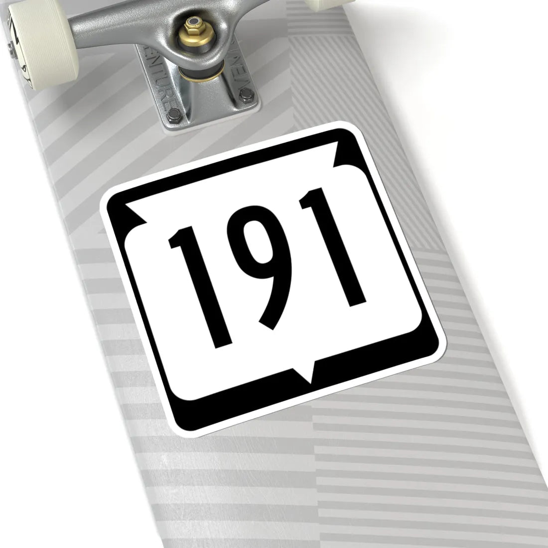 WIS 191 (Wisconsin) (Road Sign) STICKER Vinyl Kiss-Cut Decal - The Sticker Space