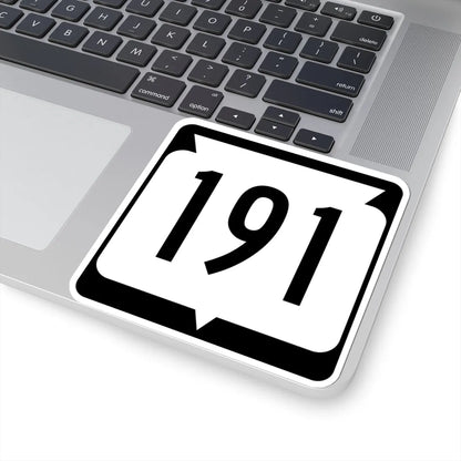 WIS 191 (Wisconsin) (Road Sign) STICKER Vinyl Kiss-Cut Decal - The Sticker Space