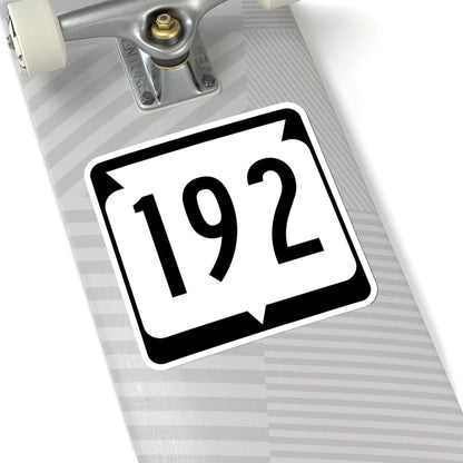 WIS 192 (Wisconsin) (Road Sign) STICKER Vinyl Kiss-Cut Decal - The Sticker Space