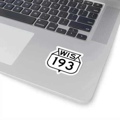 WIS 193 1949 (Wisconsin) (Road Sign) STICKER Vinyl Kiss-Cut Decal - The Sticker Space