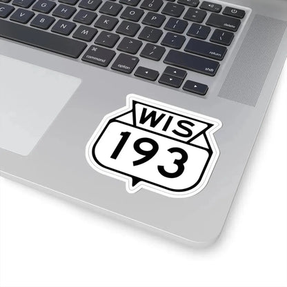 WIS 193 1949 (Wisconsin) (Road Sign) STICKER Vinyl Kiss-Cut Decal - The Sticker Space