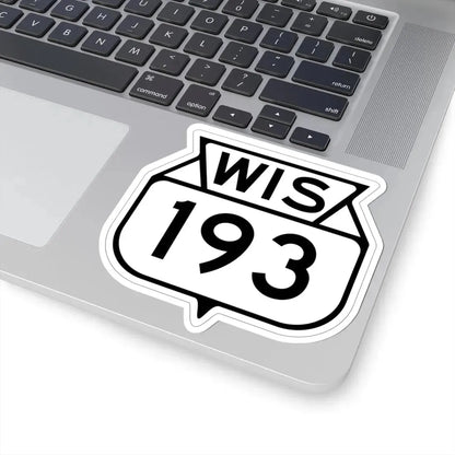 WIS 193 1949 (Wisconsin) (Road Sign) STICKER Vinyl Kiss-Cut Decal - The Sticker Space