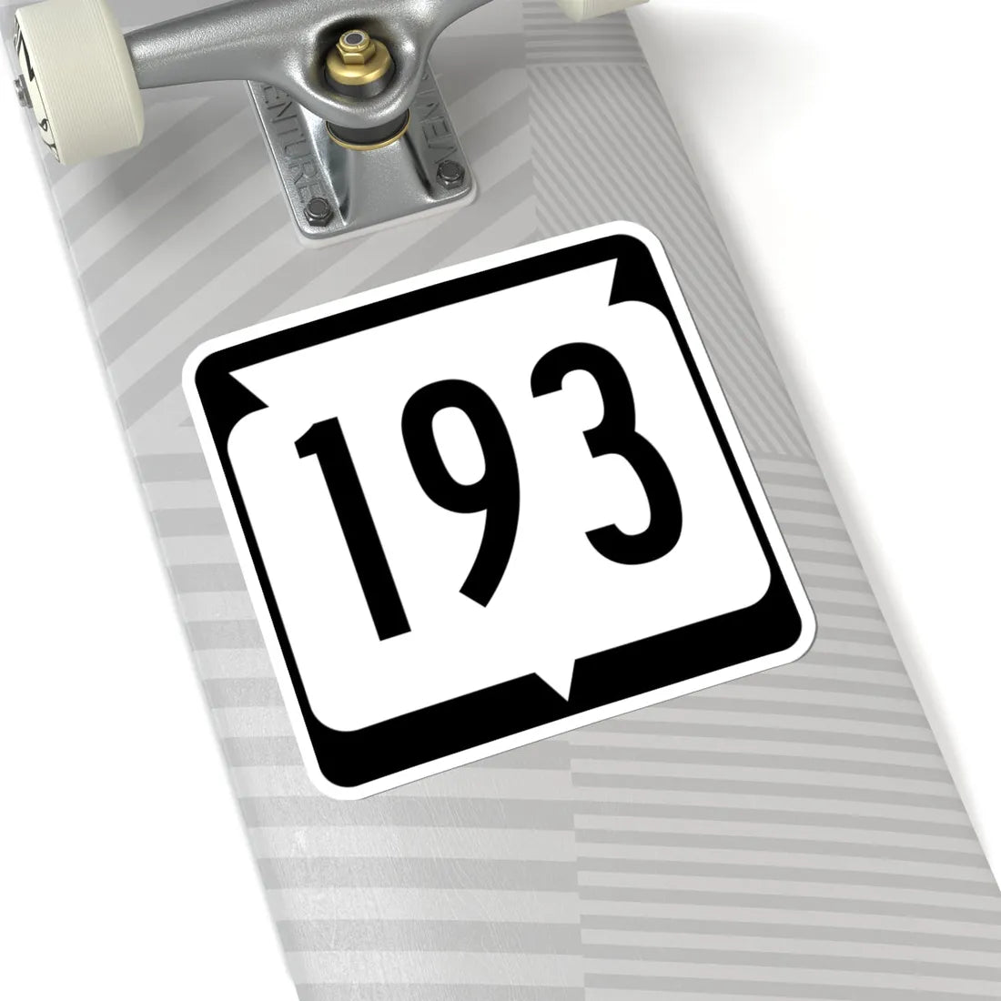 WIS 193 (Wisconsin) (Road Sign) STICKER Vinyl Kiss-Cut Decal - The Sticker Space