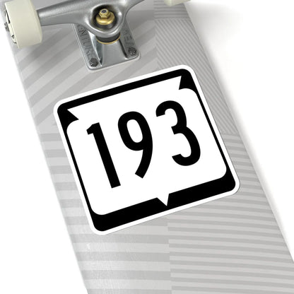 WIS 193 (Wisconsin) (Road Sign) STICKER Vinyl Kiss-Cut Decal - The Sticker Space