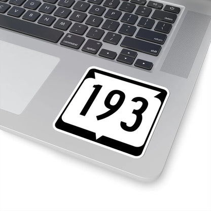 WIS 193 (Wisconsin) (Road Sign) STICKER Vinyl Kiss-Cut Decal - The Sticker Space
