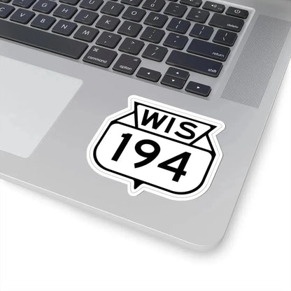 WIS 194 1949 (Wisconsin) (Road Sign) STICKER Vinyl Kiss-Cut Decal - The Sticker Space