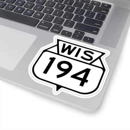 WIS 194 1949 (Wisconsin) (Road Sign) STICKER Vinyl Kiss-Cut Decal - The Sticker Space