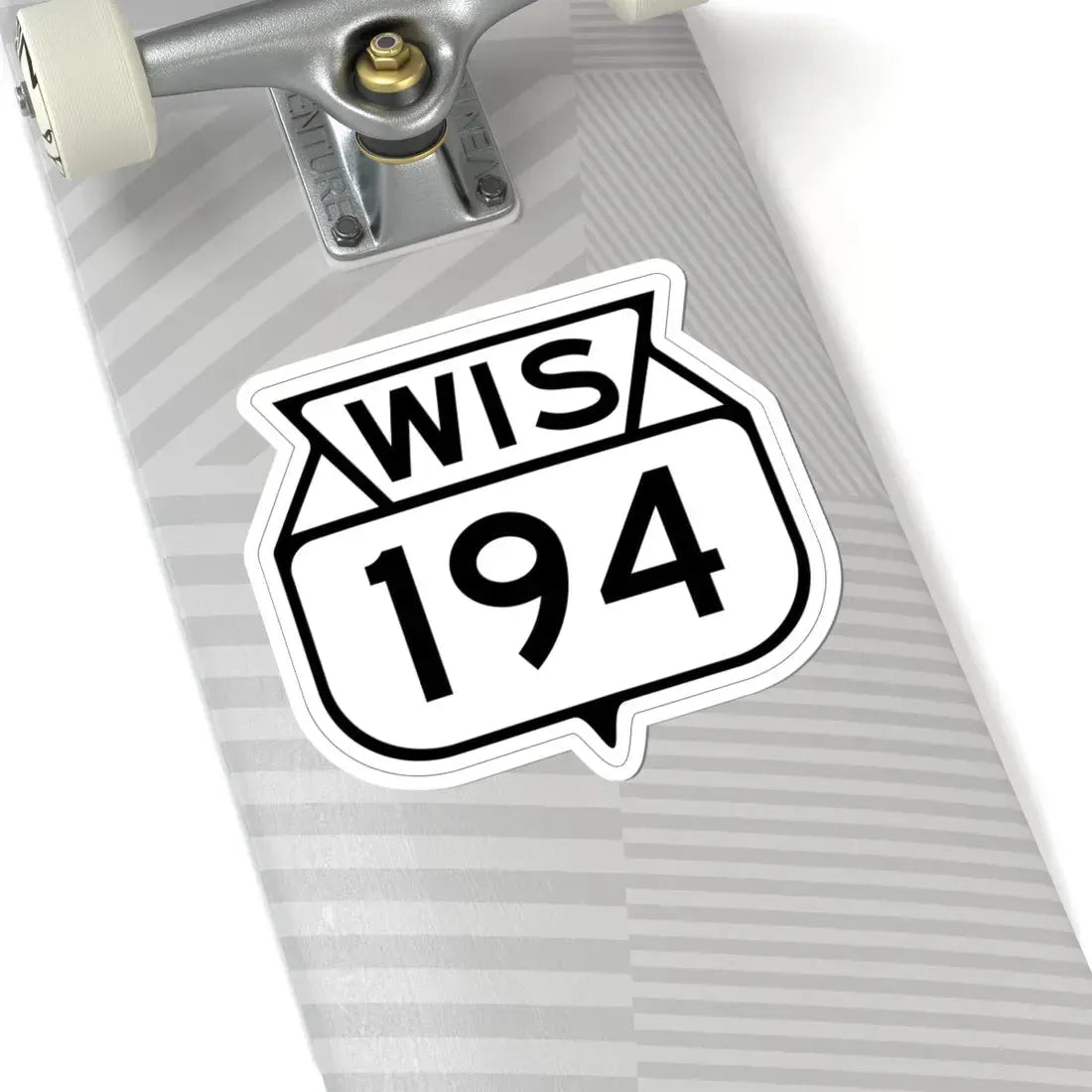 WIS 194 1949 (Wisconsin) (Road Sign) STICKER Vinyl Kiss-Cut Decal - The Sticker Space