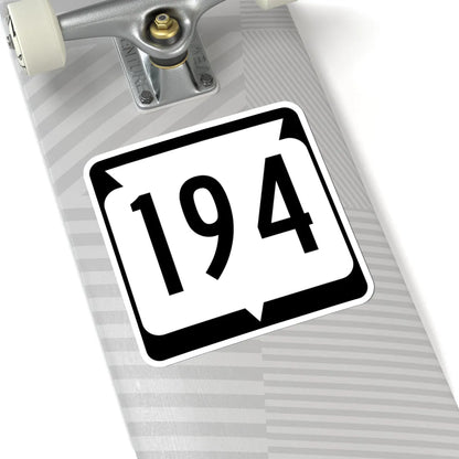 WIS 194 (Wisconsin) (Road Sign) STICKER Vinyl Kiss-Cut Decal - The Sticker Space