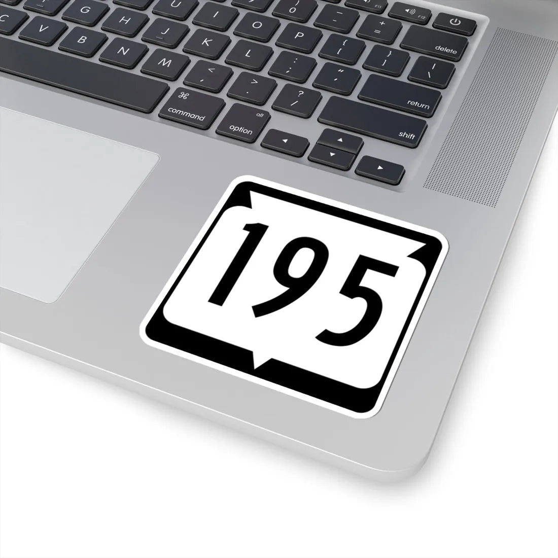 WIS 195 (Wisconsin) (Road Sign) STICKER Vinyl Kiss-Cut Decal - The Sticker Space