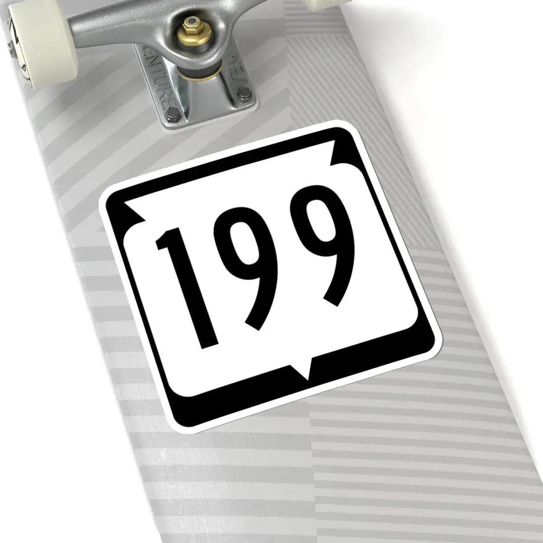 WIS 199 (Wisconsin) (Road Sign) STICKER Vinyl Kiss-Cut Decal - The Sticker Space