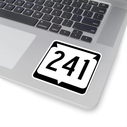 WIS 241 (Wisconsin) (Road Sign) STICKER Vinyl Kiss-Cut Decal - The Sticker Space