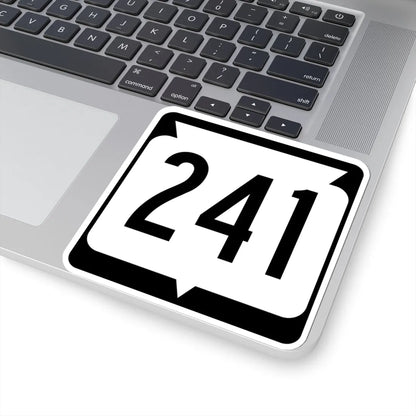 WIS 241 (Wisconsin) (Road Sign) STICKER Vinyl Kiss-Cut Decal - The Sticker Space