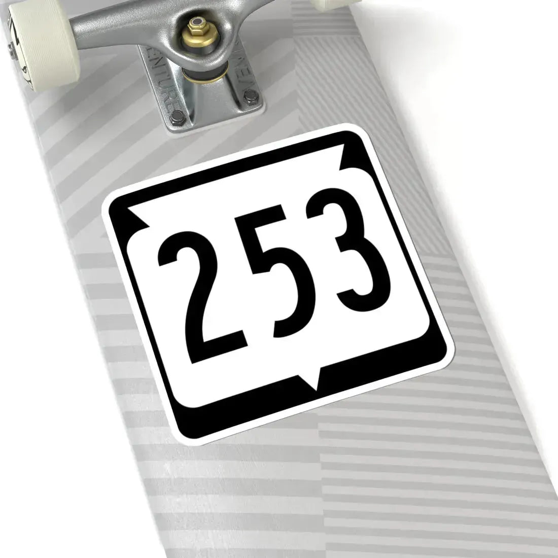 WIS 253 (Wisconsin) (Road Sign) STICKER Vinyl Kiss-Cut Decal - The Sticker Space