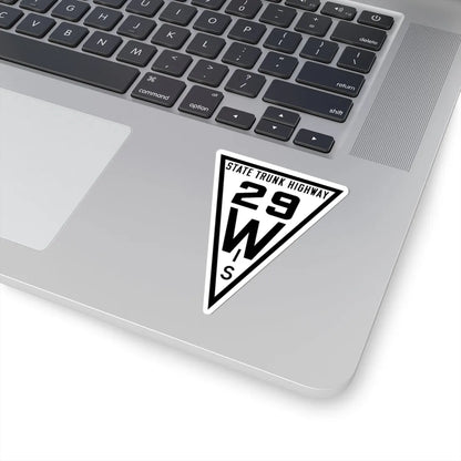 WIS 29 1919 (Wisconsin) (Road Sign) STICKER Vinyl Kiss-Cut Decal - The Sticker Space
