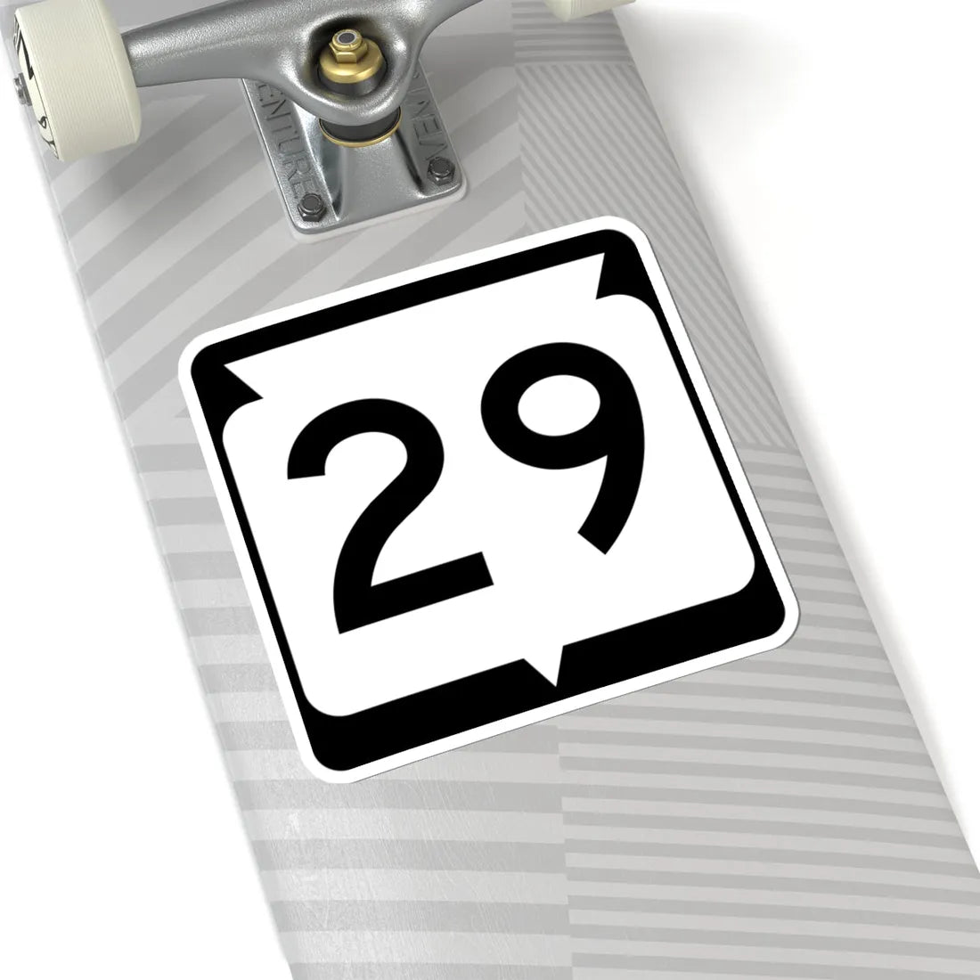 WIS 29 (Wisconsin) (Road Sign) STICKER Vinyl Kiss-Cut Decal - The Sticker Space