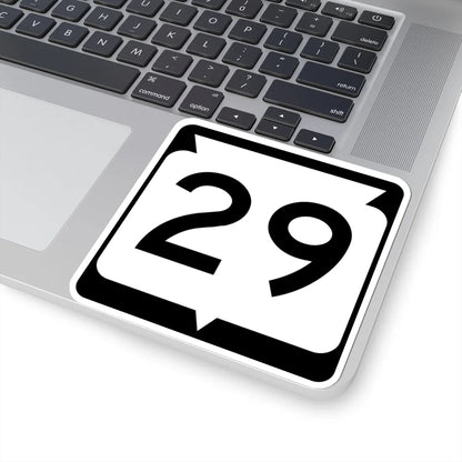 WIS 29 (Wisconsin) (Road Sign) STICKER Vinyl Kiss-Cut Decal - The Sticker Space