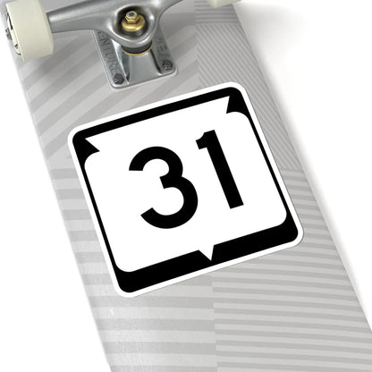 WIS 31 (Wisconsin) (Road Sign) STICKER Vinyl Kiss-Cut Decal - The Sticker Space