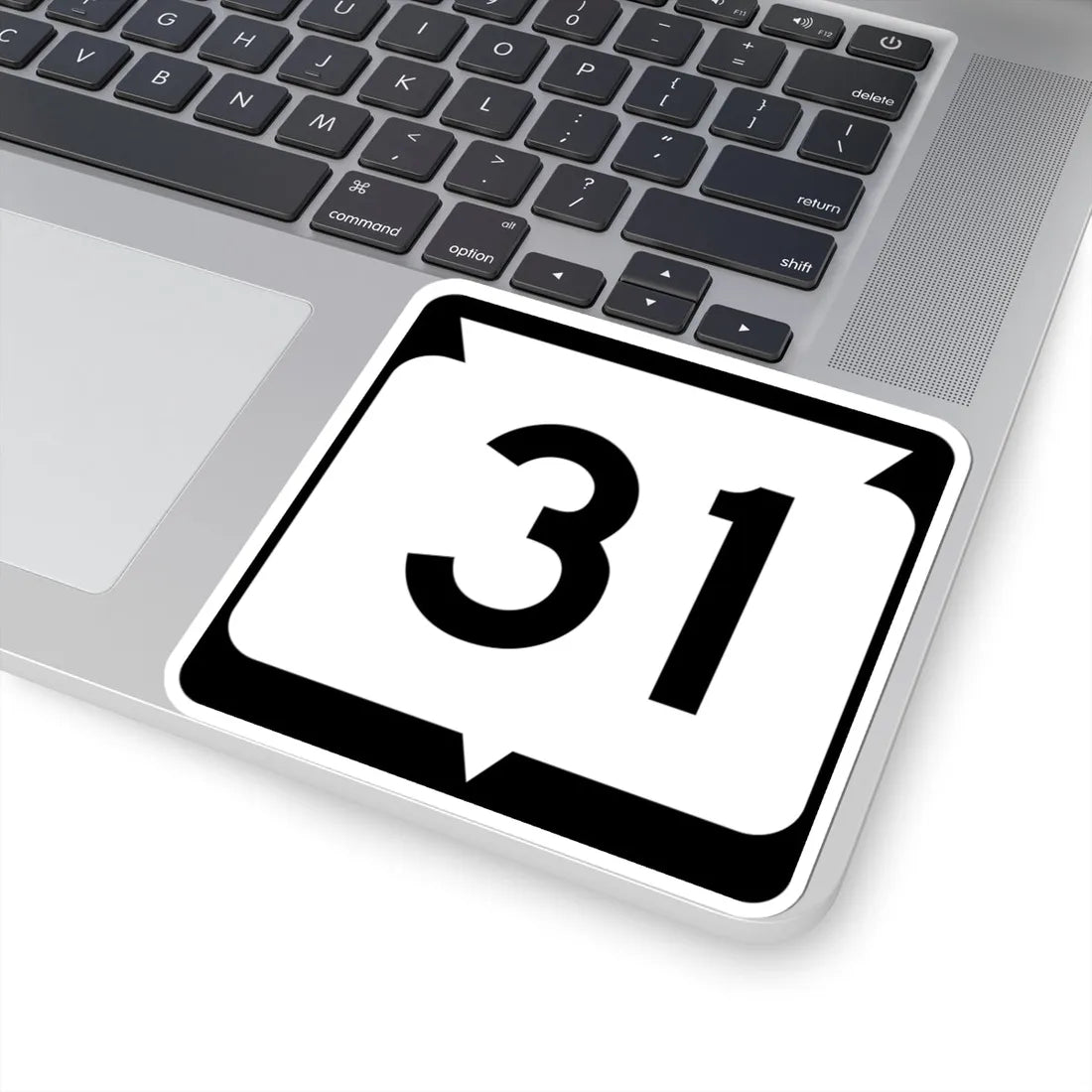 WIS 31 (Wisconsin) (Road Sign) STICKER Vinyl Kiss-Cut Decal - The Sticker Space