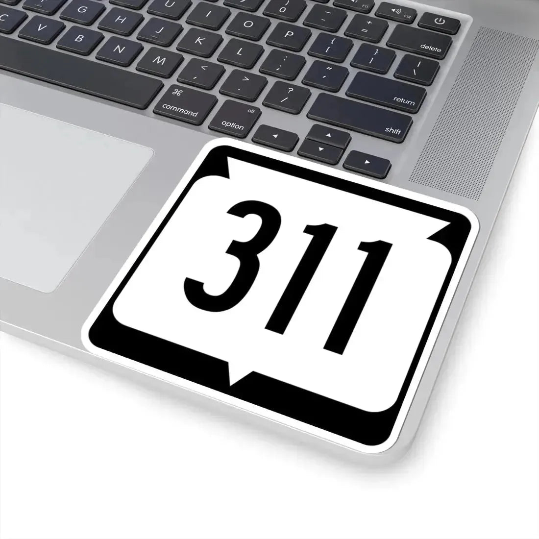 WIS 311 (Wisconsin) (Road Sign) STICKER Vinyl Kiss-Cut Decal - The Sticker Space