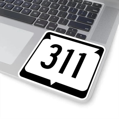 WIS 311 (Wisconsin) (Road Sign) STICKER Vinyl Kiss-Cut Decal - The Sticker Space