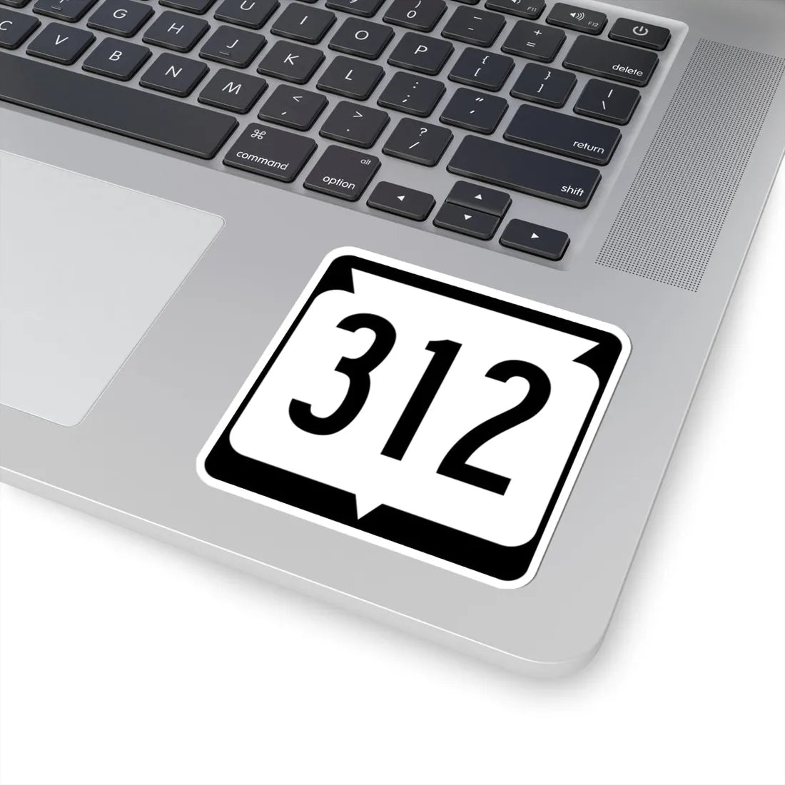 WIS 312 (Wisconsin) (Road Sign) STICKER Vinyl Kiss-Cut Decal - The Sticker Space