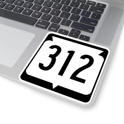 WIS 312 (Wisconsin) (Road Sign) STICKER Vinyl Kiss-Cut Decal - The Sticker Space