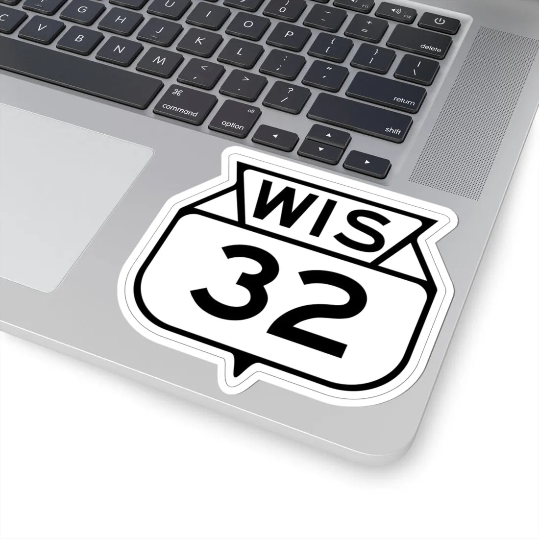 WIS 32 1949 (Wisconsin) (Road Sign) STICKER Vinyl Kiss-Cut Decal - The Sticker Space