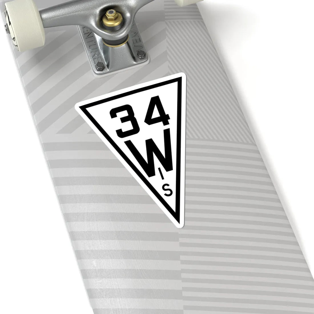 WIS 34 1927 (Wisconsin) (Road Sign) STICKER Vinyl Kiss-Cut Decal - The Sticker Space