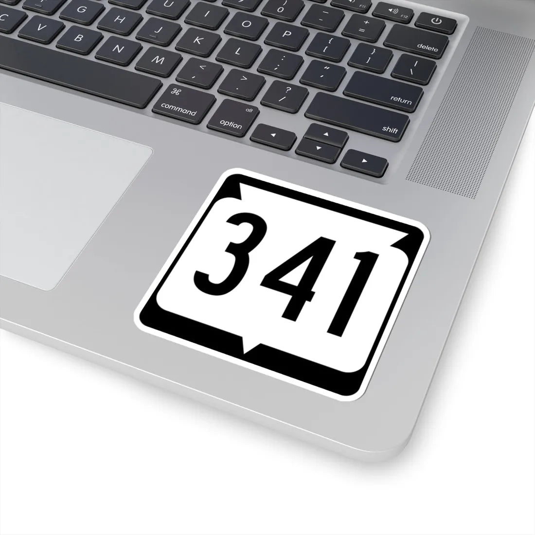 WIS 341 (Wisconsin) (Road Sign) STICKER Vinyl Kiss-Cut Decal - The Sticker Space