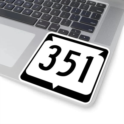 WIS 351 (Wisconsin) (Road Sign) STICKER Vinyl Kiss-Cut Decal - The Sticker Space