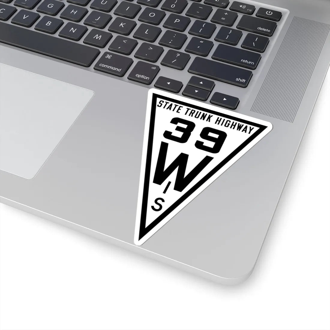 WIS 39 1919 (Wisconsin) (Road Sign) STICKER Vinyl Kiss-Cut Decal - The Sticker Space