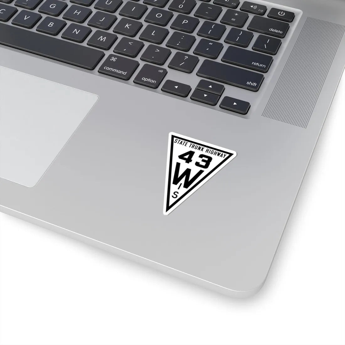 WIS 43 1919 (Wisconsin) (Road Sign) STICKER Vinyl Kiss-Cut Decal - The Sticker Space