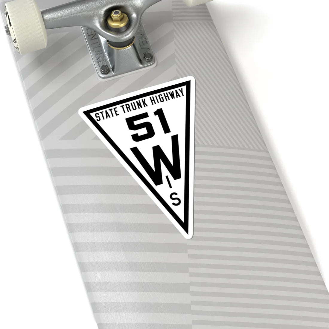 WIS 51 1919 (Wisconsin) (Road Sign) STICKER Vinyl Kiss-Cut Decal - The Sticker Space