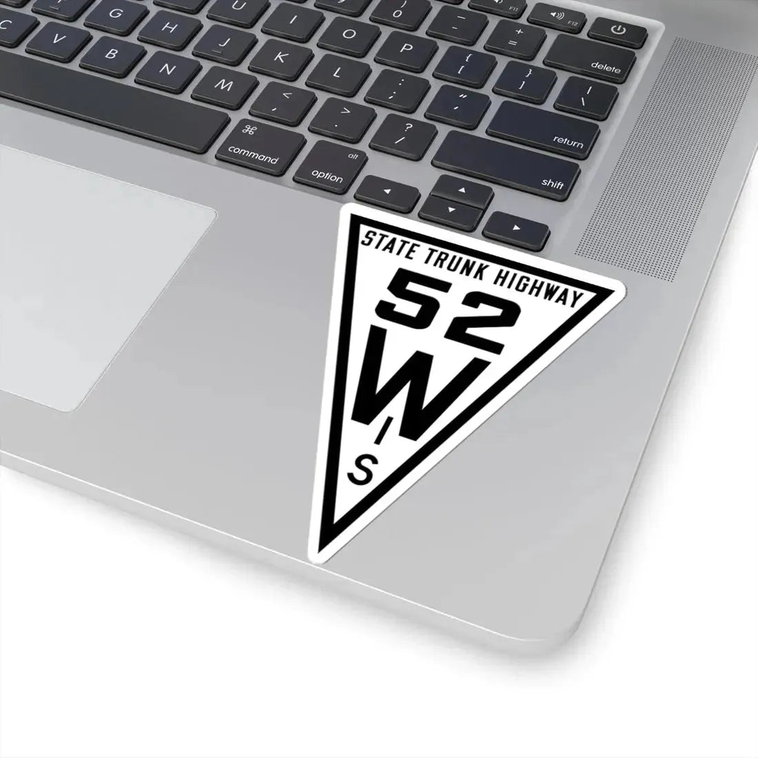 WIS 52 1919 (Wisconsin) (Road Sign) STICKER Vinyl Kiss-Cut Decal - The Sticker Space