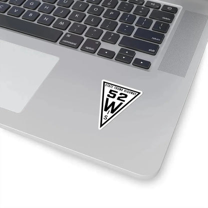 WIS 52 1919 (Wisconsin) (Road Sign) STICKER Vinyl Kiss-Cut Decal - The Sticker Space