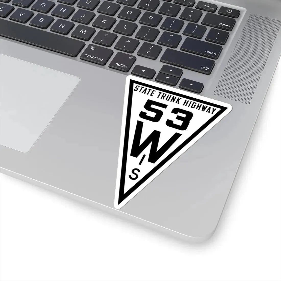 WIS 53 1919 (Wisconsin) (Road Sign) STICKER Vinyl Kiss-Cut Decal - The Sticker Space