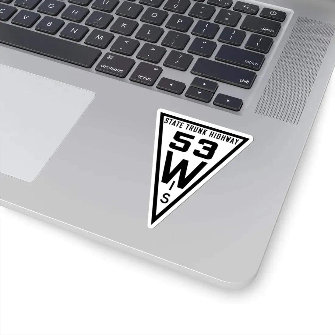 WIS 53 1919 (Wisconsin) (Road Sign) STICKER Vinyl Kiss-Cut Decal - The Sticker Space