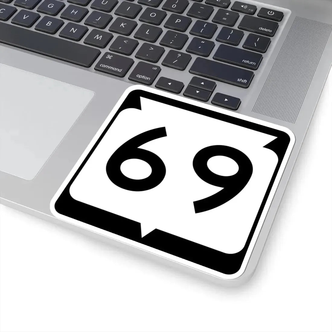 WIS 69 (Wisconsin) (Road Sign) STICKER Vinyl Kiss-Cut Decal - The Sticker Space