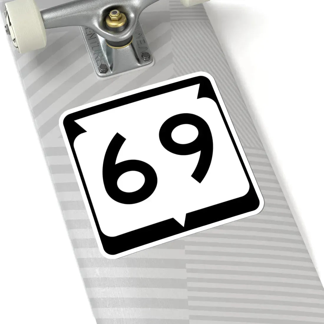 WIS 69 (Wisconsin) (Road Sign) STICKER Vinyl Kiss-Cut Decal - The Sticker Space